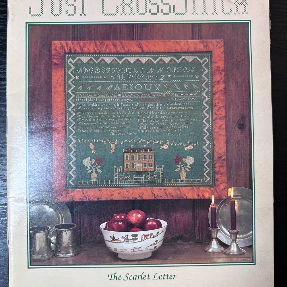 The Scarlet Letter Cross Stitch Pattern